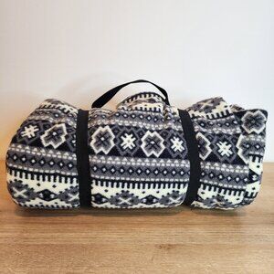 Fleece Rollup Sleeping Bag Sleeping Bag Insert Straps and Handle